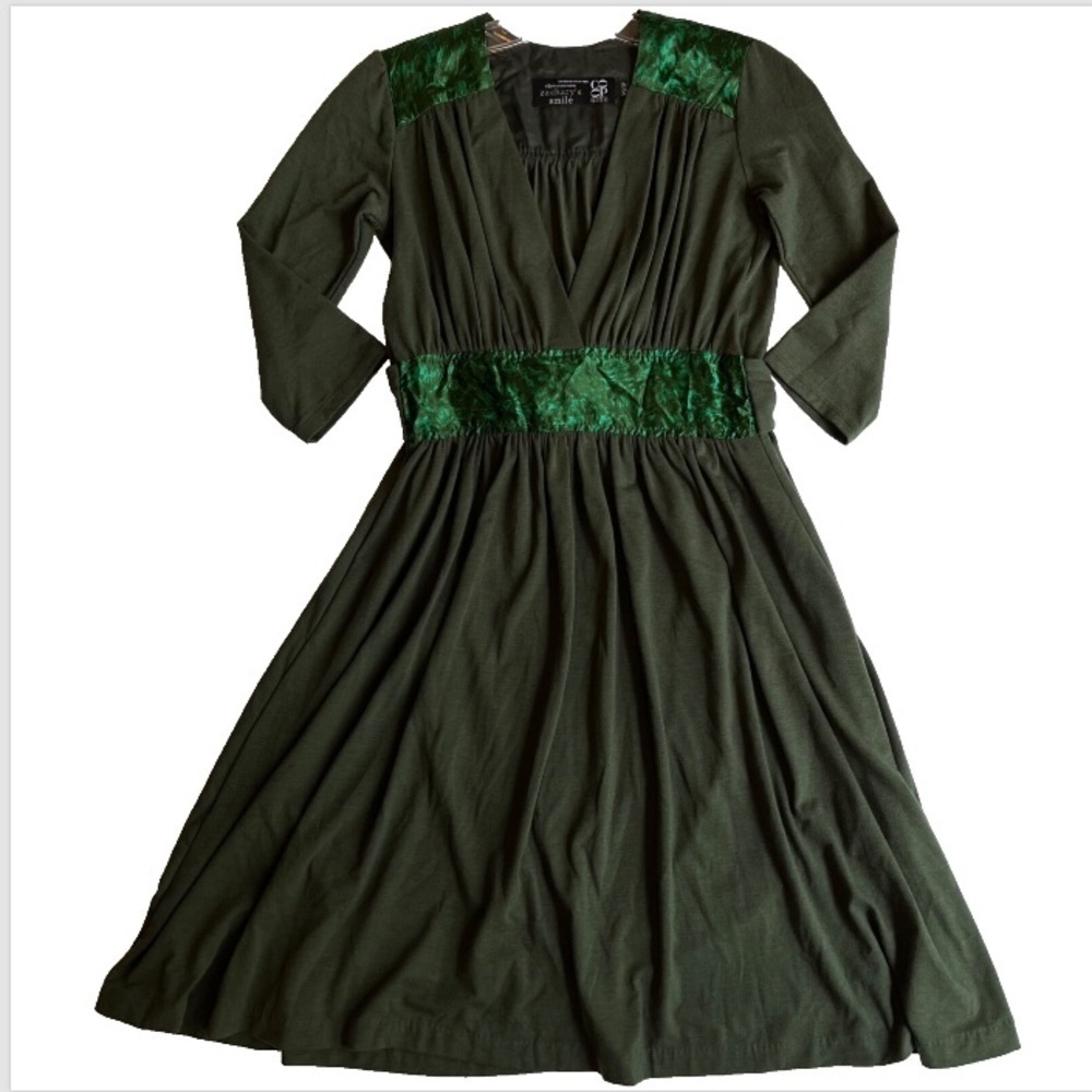 Y2K One-Of-A-Kind Zachary's Smile Colab Dress XS Fairy Core Indie Eco Boho